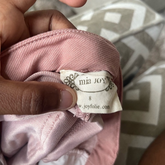 Joyfolie Pink Casual Embroidered Bottoms - Picture 4 of 4